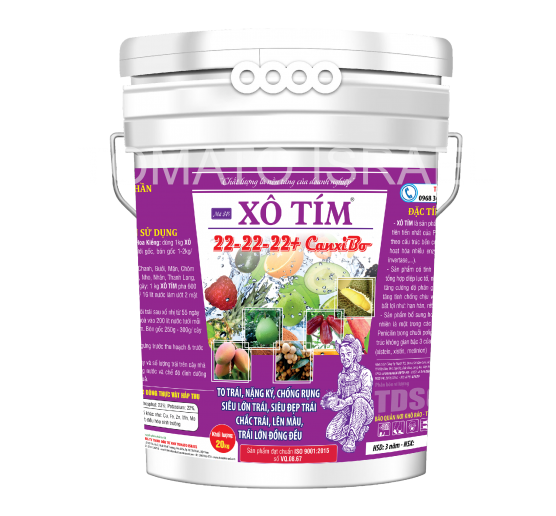 XÔ TÍM 22-22-22+CANXI BO (20kg)
